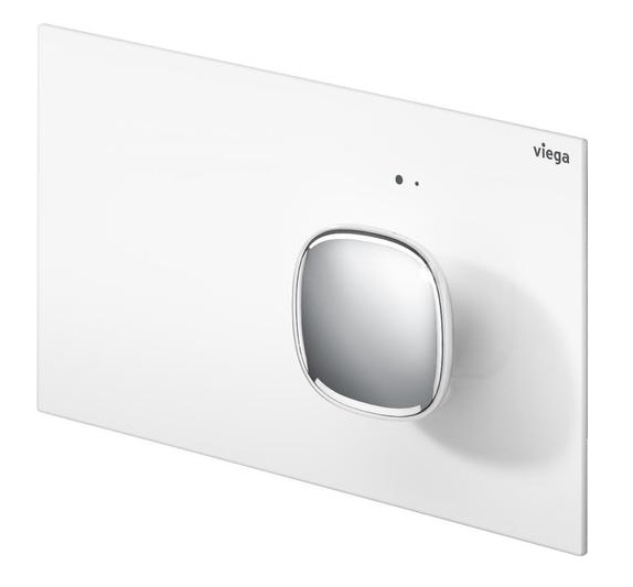 Панель смыва Viega Prevista 8622.1 для унитазов металл, цвет белый трафик/металл хромированный