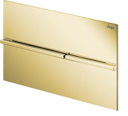 Панель смыва Viega Prevista 8624.1 для унитазов нержавеющая сталь, покрытие золотом/металл,золот